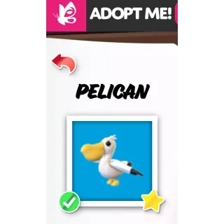 PELICAN FR ADOPT ME PETS
