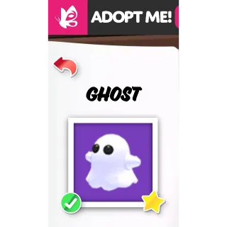 GHOST NFR ADOPT ME PETS