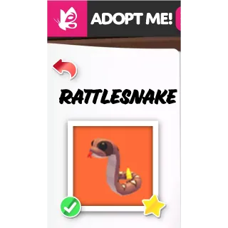 RATTLESNAKE FR ADOPT ME PETS