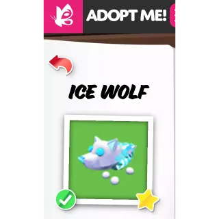 ICE WOLF MFR ADOPT ME PETS