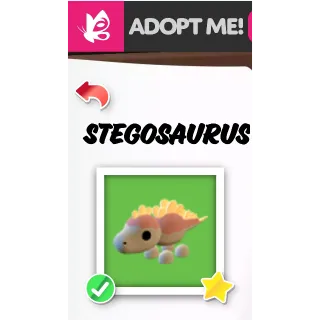 Stegosaurus NFR ADOPT ME PETS
