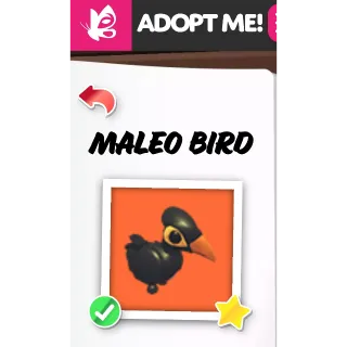 MALEO BIRD FR ADOPT ME PETS