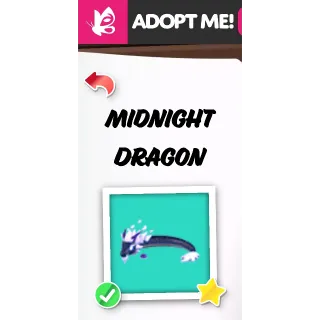 MIDNIGHT DRAGON NFR ADOPT ME PETS