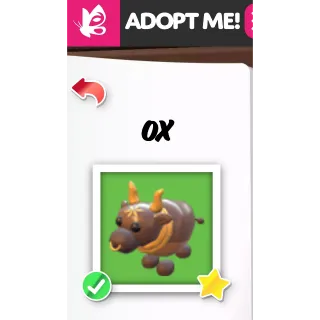 OX MFR ADOPT ME ITEM