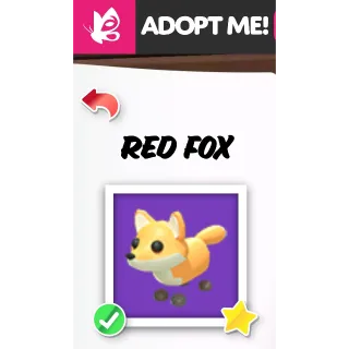 RED FOX FR ADOPT ME PETS