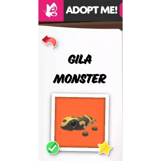 GILA MONSTER FR ADOPT ME PETS