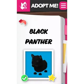 Black Panther FR ADOPT ME PETS