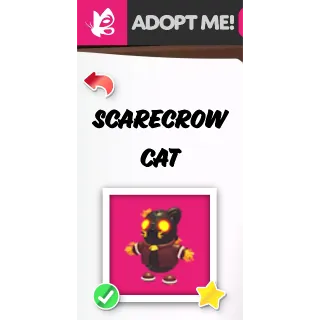 SCARECROW CAT FR ADOPT ME PETS