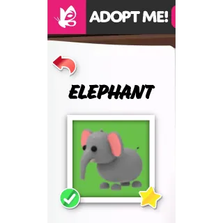 ELEPHANT FR ADOPT ME PETS