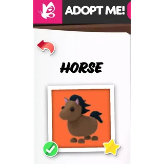 HORSE MFR ADOPT ME PETS