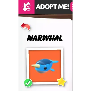 NARWHAL FR ADOPT ME PETS