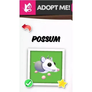 POSSUM FR ADOPT ME PETS
