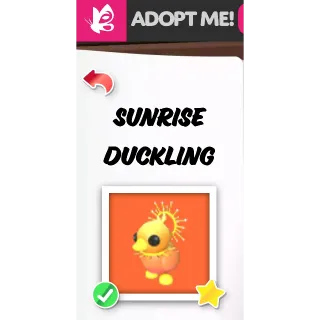 Sunrise Duckling MFR