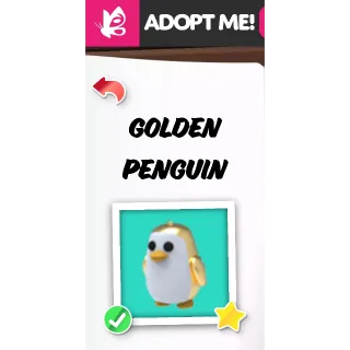 GOLDEN PENGUIN FR ADOPT ME PETS