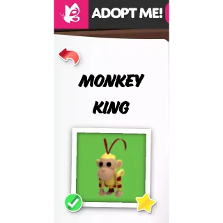 MONKEY KING FR ADOPT ME PETS