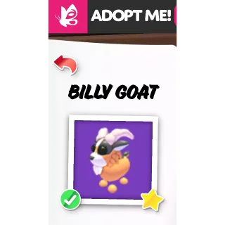 BILLY GOAT MFR ADOPT ME