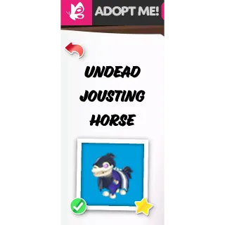 UNDEAD JOUSTING HORSE FR