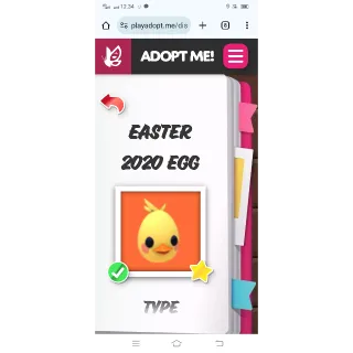 EASTER EGG ADOPT ME 