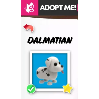 DALMATIAN FR ADOPT ME PETS