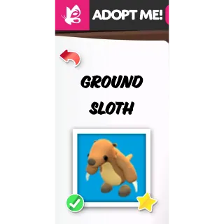 GROUND SLOTH MFR ADOPT ME PETS