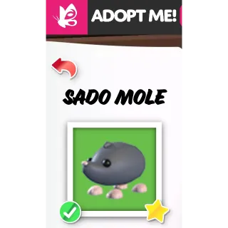 SADO MOLE NFR ADOPT ME PETS