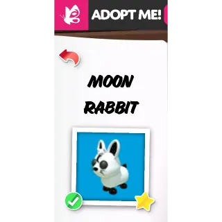 MOON RABBIT NFR ADOPT ME PETS