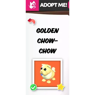 GOLDEN CHOW CHOW FR ADOPT ME PETS