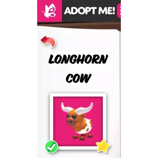 LONGHORN COW FR ADOPT ME PETS