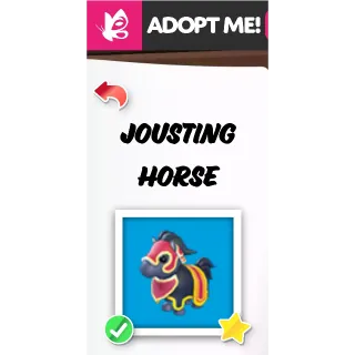 JOUSTING HORSE FR