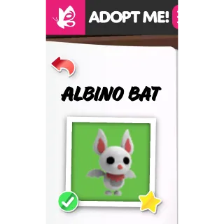 ALBINO BAT MFR