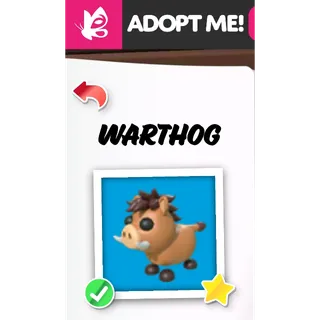 Warthog FR ADOPT ME PETS