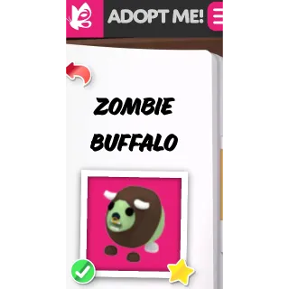 Zombie Buffalo NFR ADOPT ME PETS