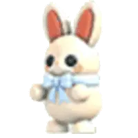 White Choccybunny MEGA FLY RIDE ADOPT ME PETS