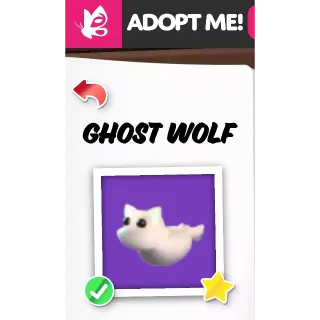 GHOST WOLF NFR ADOPT ME PETS