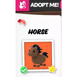 HORSE NFR ADOPT ME PETS