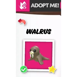 WALRUS MFR ADOPT ME PETS