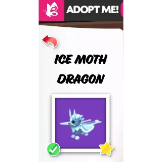 ICE MOTH DRAGON FR ADOPT ME PETS