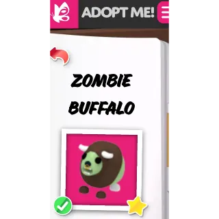 Zombie Buffalo FR ADOPT ME PETS