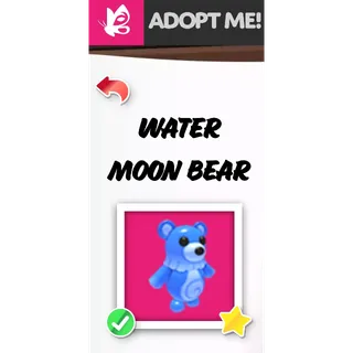 Water Moon Bear NFR ADOPT ME PETS