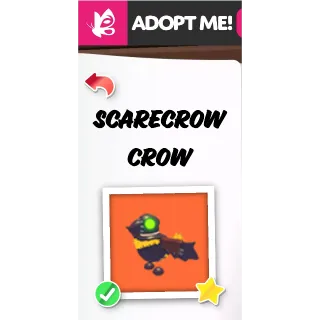 SCARECROW CROW NFR ADOPT ME PETS