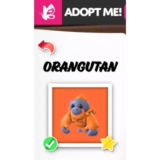 ORANGUTAN FR ADOPT ME PETS