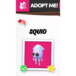 MEGA Squid MFR ADOPT ME PETS