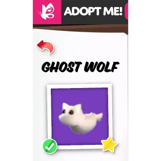 GHOST WOLF FR ADOPT ME PETS