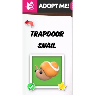 Trapdoor Snail FR ADOPT ME PETS