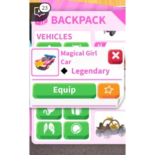 MAGICAL GIRL CAR LEGENDARY VEHICLES