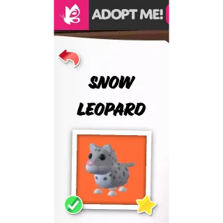 Snow Leopard FR ADOPT ME PETS