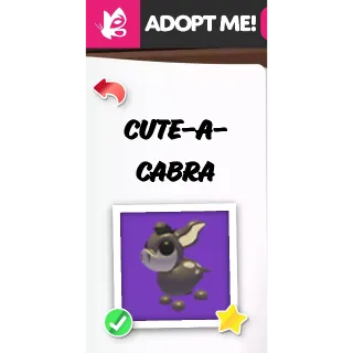 Cute A Cabra NFR ADOPT ME PETS