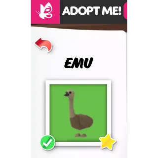 EMU MFR ADOPT ME PETS