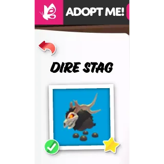 DIRE STAG FR ADOPT ME PETS