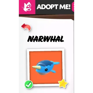 NARWHAL MFR ADOPT ME PETS